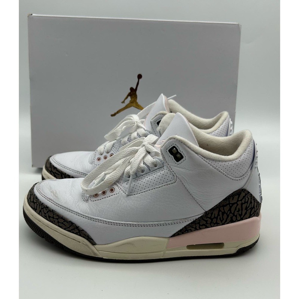 Nike Air Jordan 3 Retro Neapolitan Dark Mocha Size 8 CK9246-102 Pink with box - Picture 1 of 15